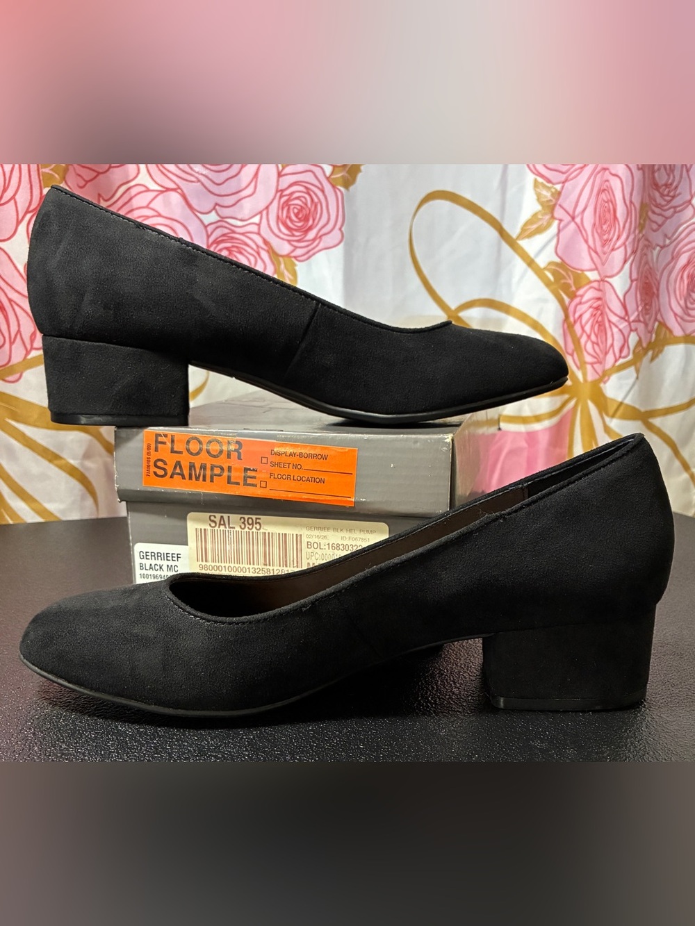 Style & Co. Black Low Block Heel Pumps